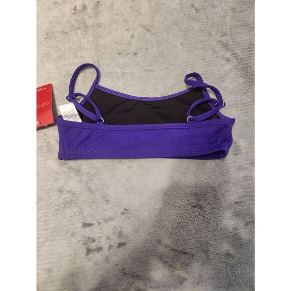 NWT Capezio Team Basics Camisole Bra Top - Child Large Purple - Picture 2 of 3